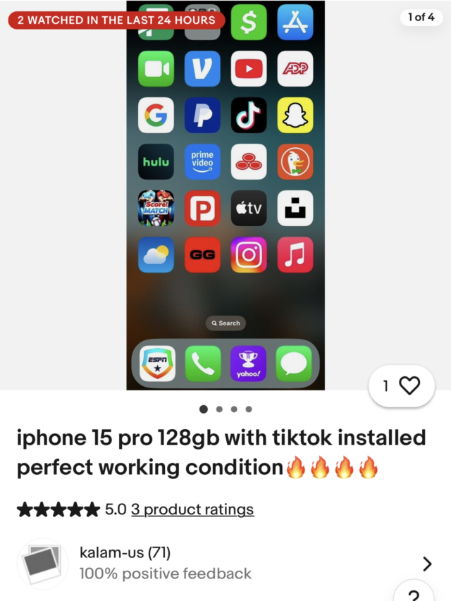 iPhone with tiktok for sale: Why People are selling phones with the banned app?